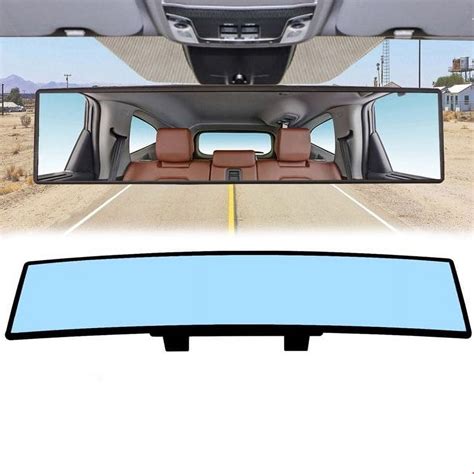 XUKEY 10.6'' Car Interior Anti Glare Wide Angle Rearview Rear View ...