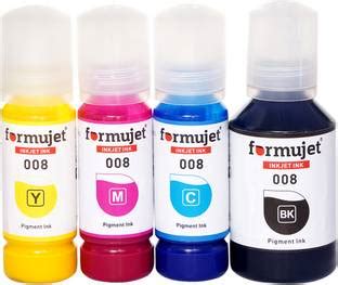 Formujet Ep 008 Pigment Ink 4 color Compatible Refill for EP L15150 ...