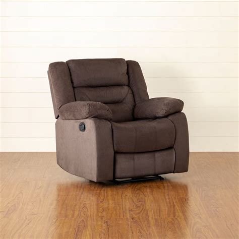 Buy Nairobi Fabric 1-Seater Recliner - Brown from Home Centre at just ...