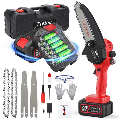 Buy TIETOC Cordless Mini Chainsaw 6 Inch [Women Friendly] Small ...