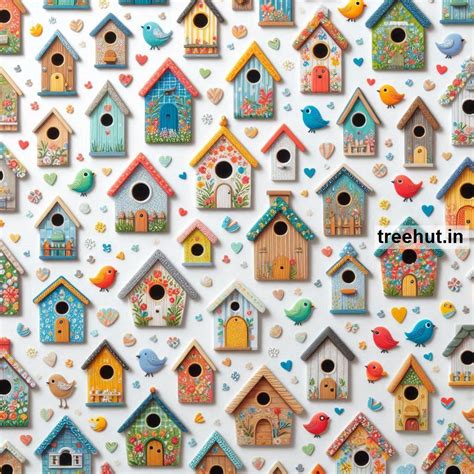 Printable Bird House Stickers and 36 Spring Craft Activities for Kids ...