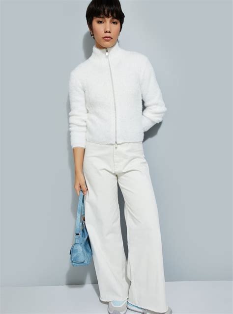 Buy URB_N Women Fuzzy Mock Collar Jacket Online at just Rs. 1399.0 ...