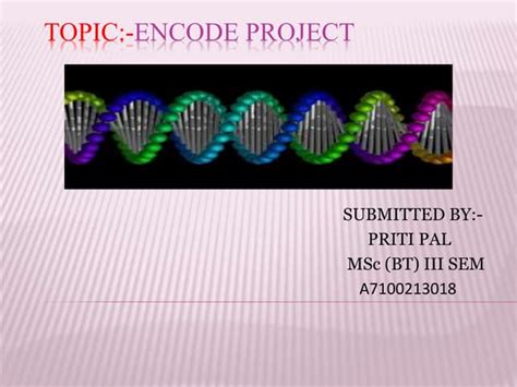 Image result for Encode Project Summary