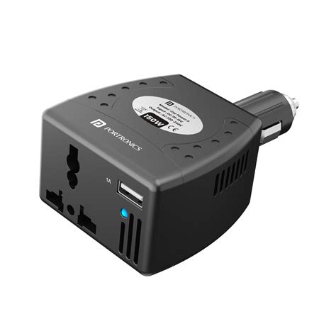 Portronics 150W Car Power II Car Inverter Adapter for Laptop ...