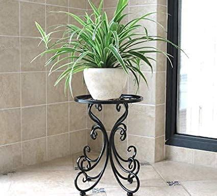 AH IFRA Round Metal Plant Stand/Flower Pot Holder/Racks Shelves/Patio ...
