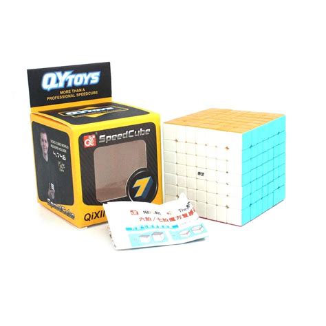 Cubelelo Qiyi Qixing S 7X7 Stickerless Speed Cube Magic Puzzle (Multi ...