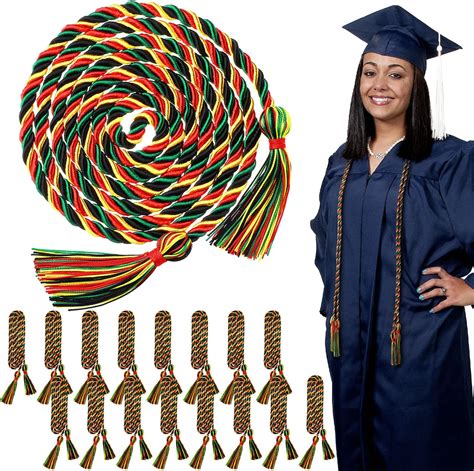 Amazon.com: 16 Pieces 2025 African Graduation Honor Cords Kente Colors ...
