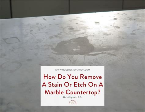 How Do You Remove A Stain On Marble at Nancy Hickman blog