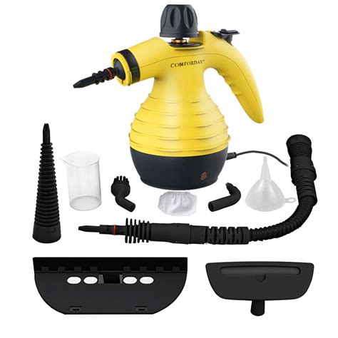 Handheld Multi-Purpose Pressurized Steam Cleaner with 9-Piece ...