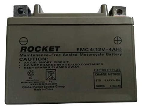 ROCKET Battery EMC-4 (Bike Battery) : Amazon.in: Computers & Accessories