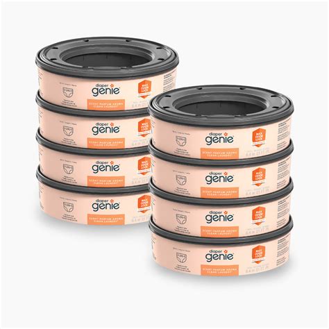 Diaper Genie Round Refill Bags (8-Pack) - Compatible with Complete and ...