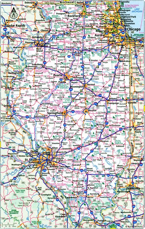 Missouri Illinois Road Map at Samantha Straus blog