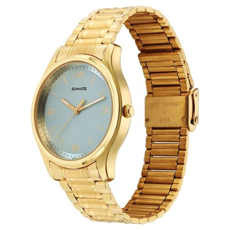 Buy Online Sonata Traditional Essentials Quartz Analog Blue Dial ...