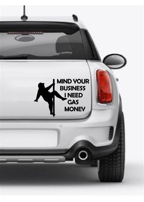 Funny Decal, Cute Bumper Stickers, Truck Sticker, Car Accessories ...