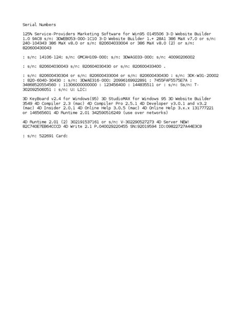 Image result for Serial Numbers for Programs