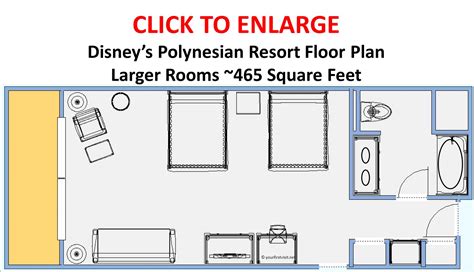 Photo Tour of a Larger Refurbished Room at Disney's Polynesian Resort