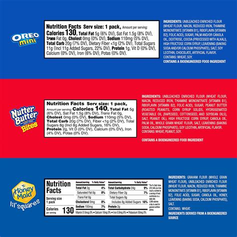 Buy OREO Mini, Nutter Butter Bites & Honey Maid Lil’ Squares Honey ...