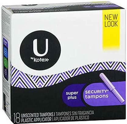 U by Kotex Super Plus Security Tampons - Super Plus - 18 ct Tampons ...