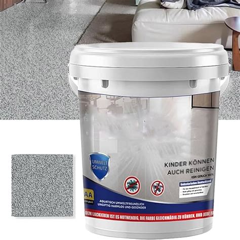 Epoxy Floor Coating, High-Gloss Waterproof Epoxy Resin - 500ml Kit for ...
