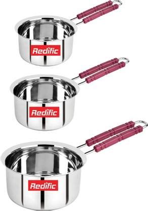Redific Saucepan Set Sauce pan for Tea Pan saucepan combo steel ...