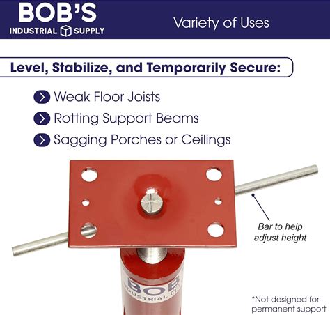 Buy BISupply Basement Floor Jacks – 150in Adjustable House Jacks for ...