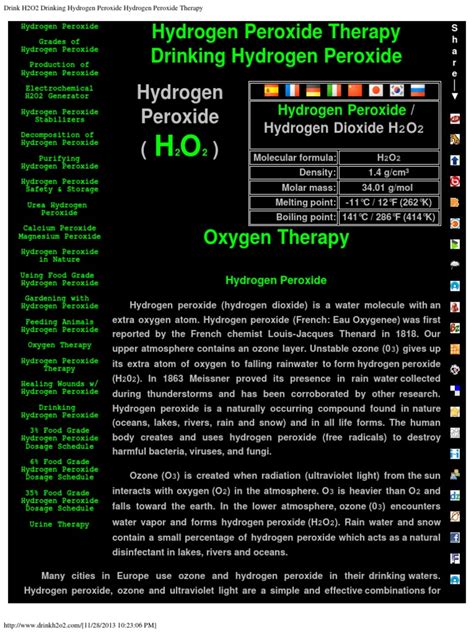 Image result for Drinking H2O2