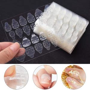 BeUcare Double-side Glue Nail Stickers 2 Sheet (48 PCS)Adhesive ...