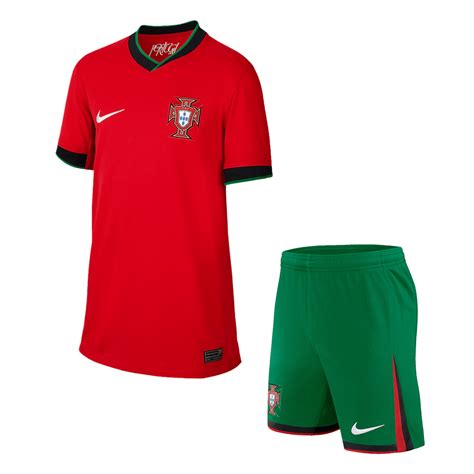 Portugal Home Kids Soccer Jerseys Kit EURO 2024 | Gogoalshop