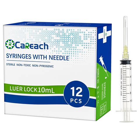 Buy 10ml Syringe with Needle, 20g 1.5 inch needle and syringe, jeringas ...