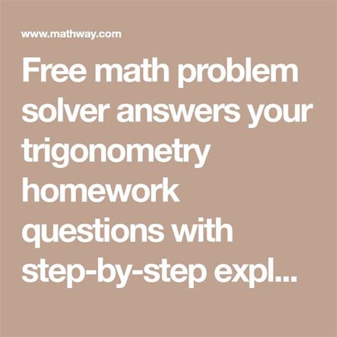 Image result for Algebra Trigonometry Problem-Solver