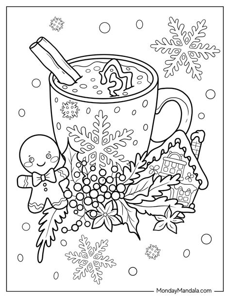 20 hot chocolate coloring pages free pdf printables – Artofit
