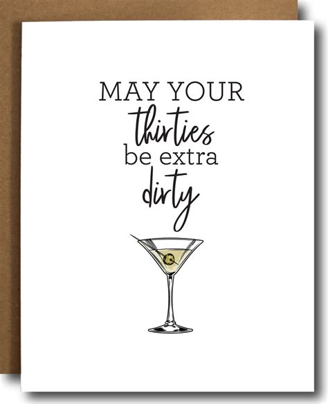Dirty Thirty Birthday Card – The Card Bureau