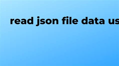 Image result for JSON File Example
