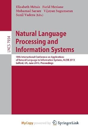 Buy Natural Language Processing and Information Systems: 18th ...