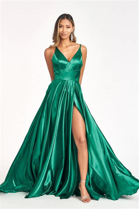 Emerald Green Silk Dress