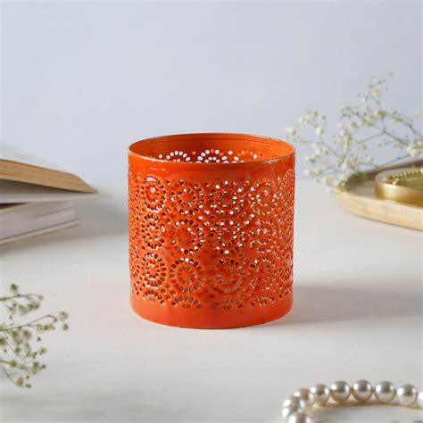 Festival Lantern Orange Online - Premium Candle Holder | Nestasia