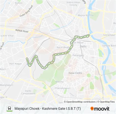 721 Route: Schedules, Stops & Maps - Kashmere Gate I.S.B.T (T) (Updated)