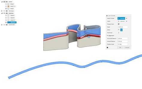 Fusion 360 Sweep Path 的图像结果