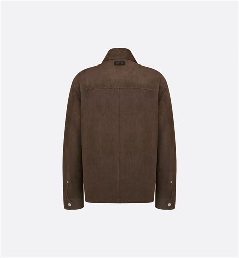 Dior Icons Jacket Brown Suede Lambskin | DIOR