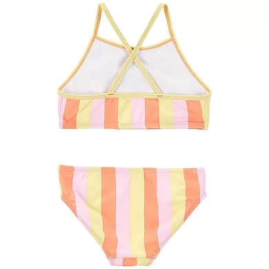 Girls 4-6x Carter's Rashguard, Tankini Top & Bottoms Swimsuit Set