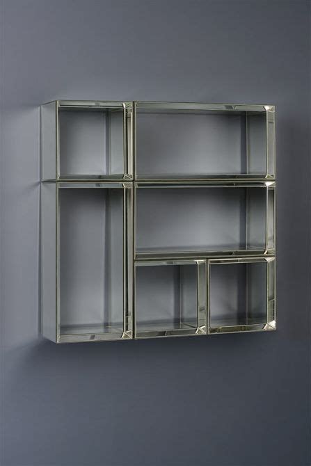 Uno Square shelf square mirrored wall unit – my furniture