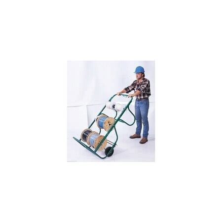 Greenlee WIRE CART 5 AXLES, BUILT IN WIRE GUIDE, 8" WHEELS 105180 | Zoro