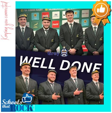 Junior Springbok Rugby team - Grey College