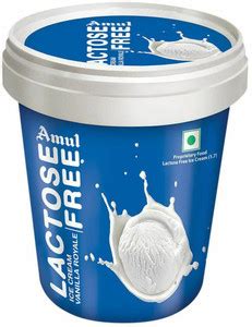 Amul Vanilla Lactose Free Ice Cream Price in India - Buy Amul Vanilla ...