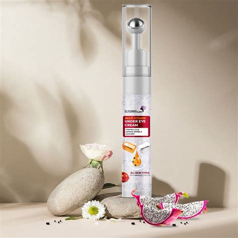 Multi Vitamin Under Eye Cream Enriched with Vitamins C, E & K, Caffein ...