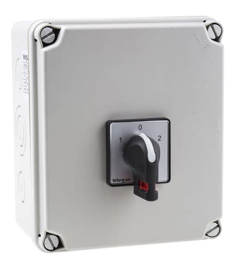 RS PRO | RS PRO 2P Pole Isolator Switch - 40A Maximum Current, 18.5kW ...
