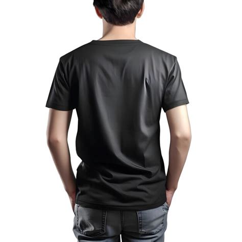 Mens black t shirt isolated on white background with clipping path ...