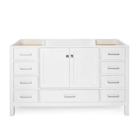 Buy Cambridge 60 in. W Vanity Cabinet Only in White Online at Lowest ...