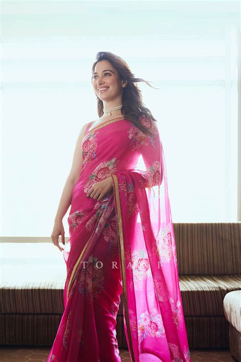 Tamannaah Bhatia In Our Rani Harini Saree Set – Torani India