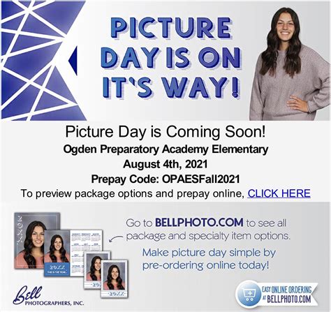 School Picture Day 2021-2022 - Ogden Preparatory Academy